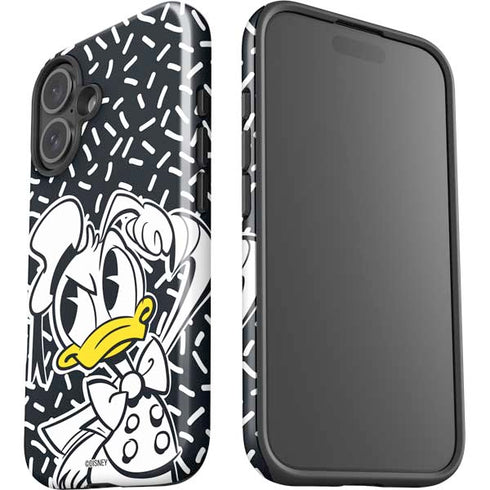 Disney Friends Donald Duck Thinking iPhone 16 Impact Case